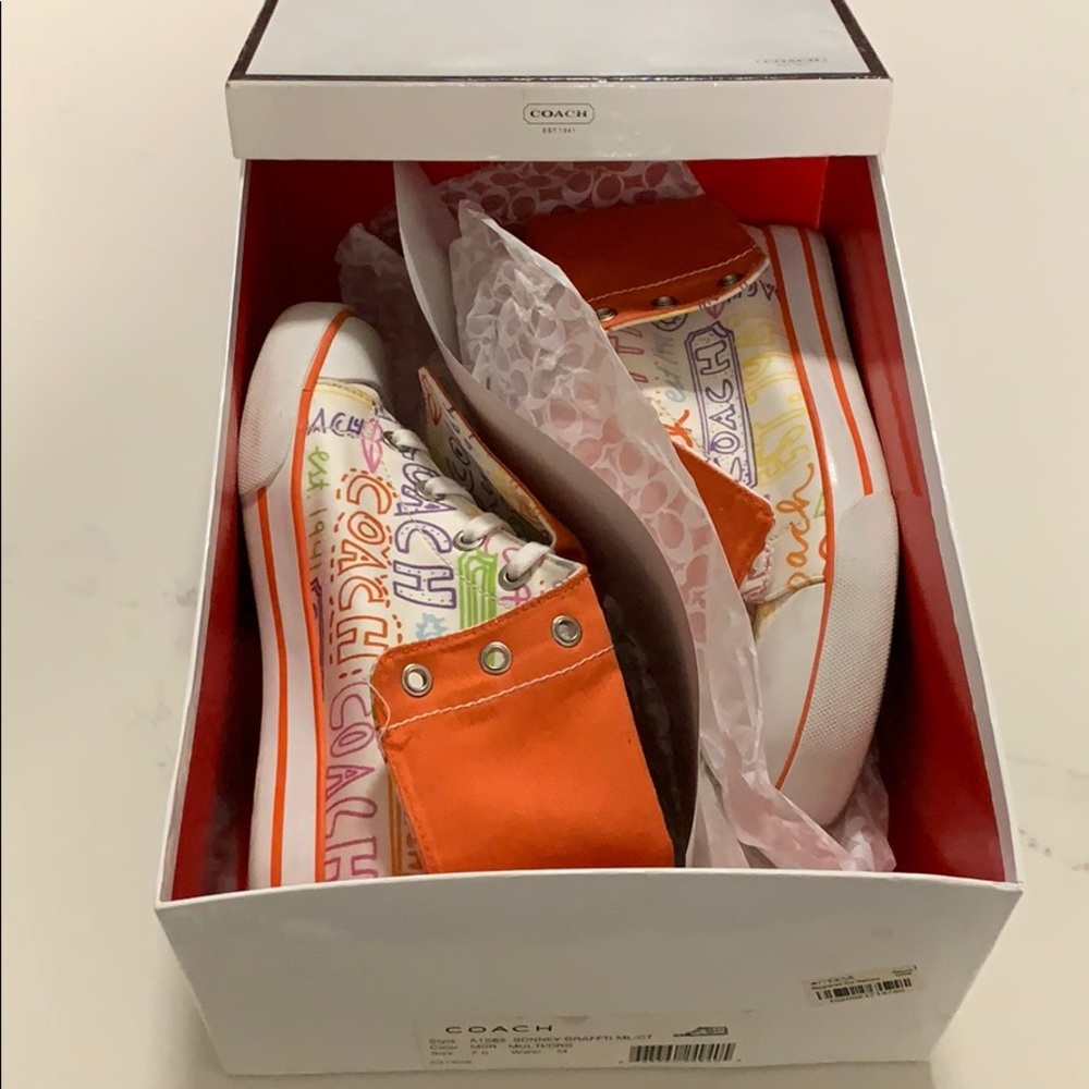 COACH Bonney Graffiti Sneakers 7
